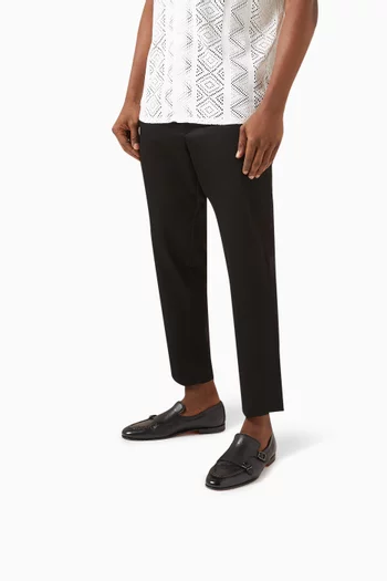 حذاء سهل الارتداء دونج جلد عجل