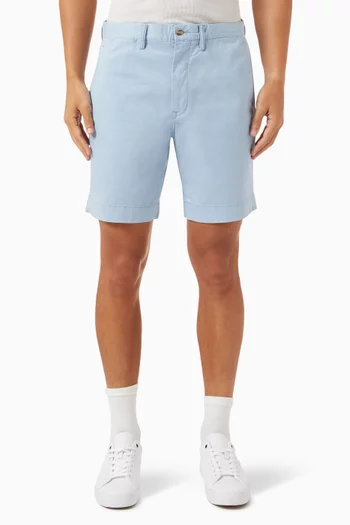 Straight Fit Shorts in Cotton