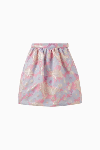 Floral Skirt in Polyester