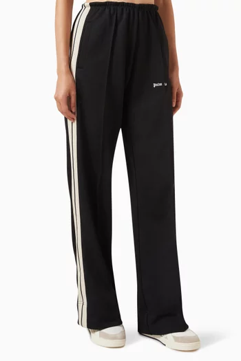Striped Loose-fit Sweatpants in Cotton