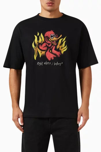 Inferno T-shirt in Cotton-jersey