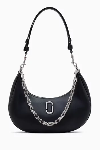 The Small Curve Shoulder Bag in Leather