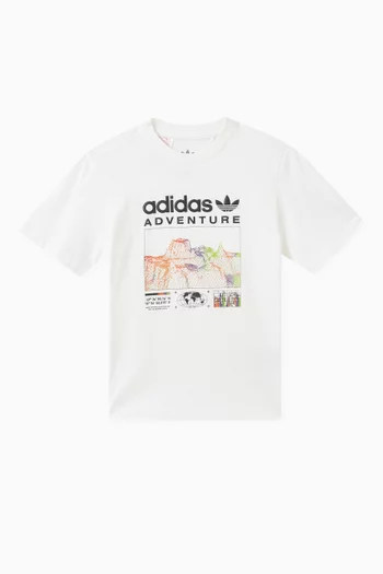 Adventure Graphic Logo T-Shirt in Cotton