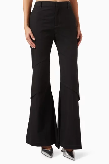 Drape Panel Pants in Twill