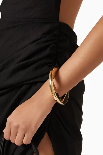 The Rond Bracelet in Brass