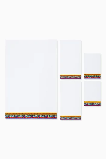 5-piece Towel Set in Terry Cotton