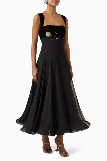 Fox Embellished Dress