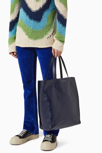 Museo Tote Bag in Smooth Calf Leather