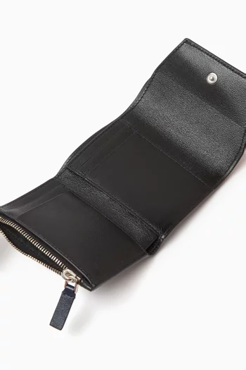 Museo Tri-fold Wallet in Smooth Leather