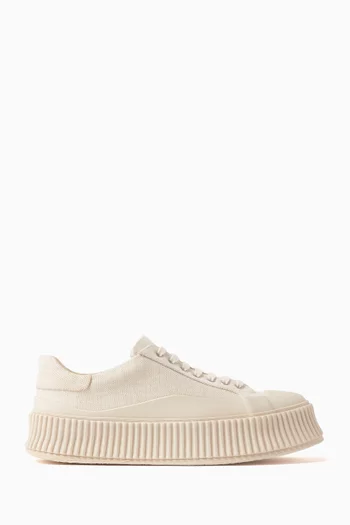 Sneakers in Cotton Canvas