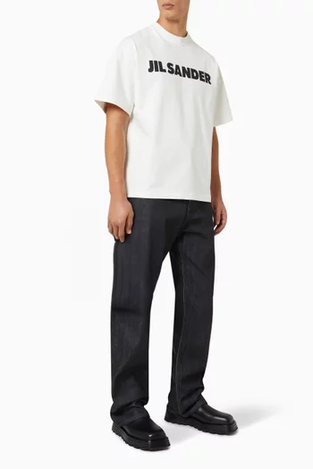Logo Print T-shirt in Cotton