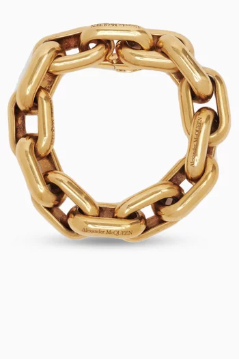 Peak Chain Bracelet in Brass