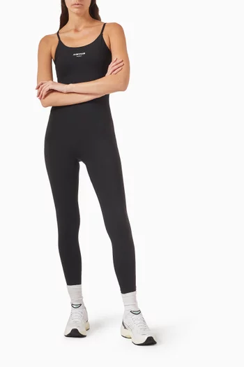 Ultimate Strappy Full Length Unitard in Stretch-nylon