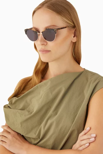 Dolce Cat-eye Sunglasses in Acetate & Metal