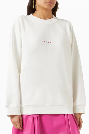 Logo Sweatshirt in Cotton