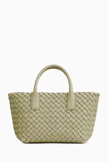 حقيبة يد كابات ميني جلد مجدول