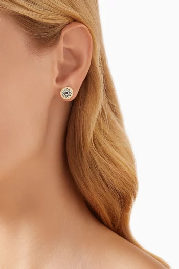 Amelia Athens Stud Earrings in 18kt Yellow Gold