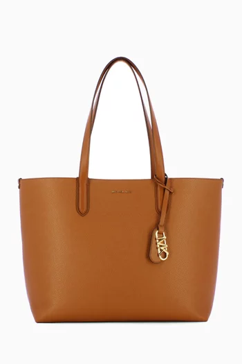 XL Eliza Reversible Tote Bag in Pebbled Leather