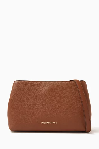 Medium Parker Messenger Bag in Smooth Leather