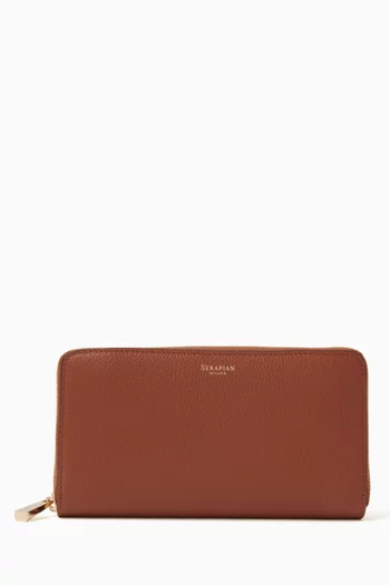 Flap Wallet in Rugiada Leather