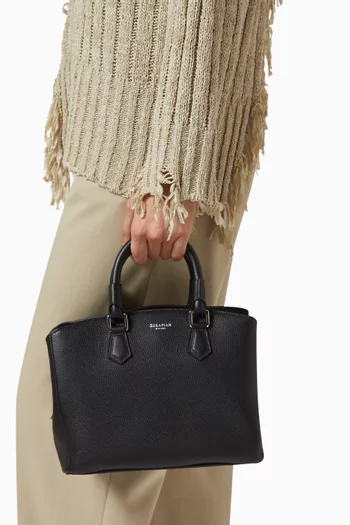 Small Luna Tote Bag in Rugiada Leather
