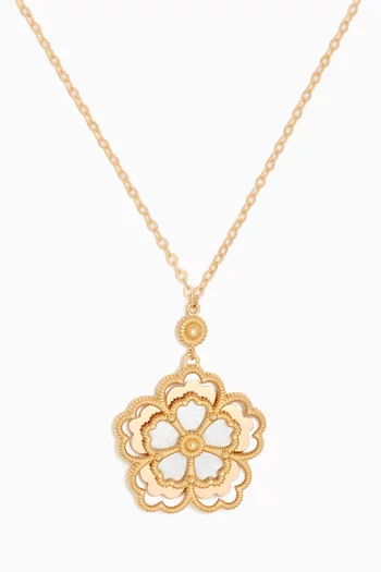 Farfasha Giardino Oro Necklace in 18kt Yellow & White Gold