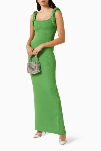 Rosetta Gown in Crepe-knit
