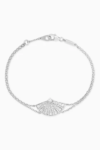 Fanfare Symphony Diamond Bracelet in 18kt White Gold