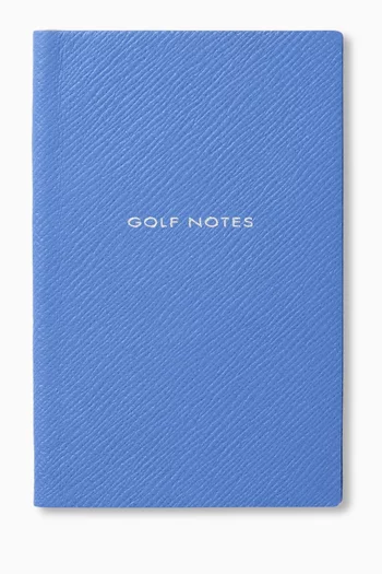 Golf Notes Panama Notebook in Crossgrain Leather