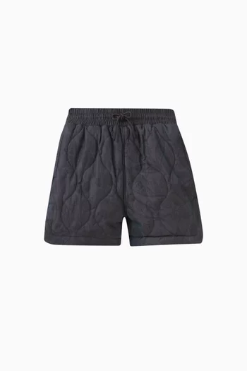 Micah Quilted Shorts in Cotton-blend