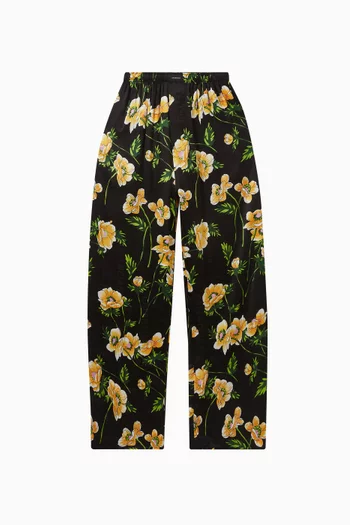 Unisex Floral-print Pyjama Pants