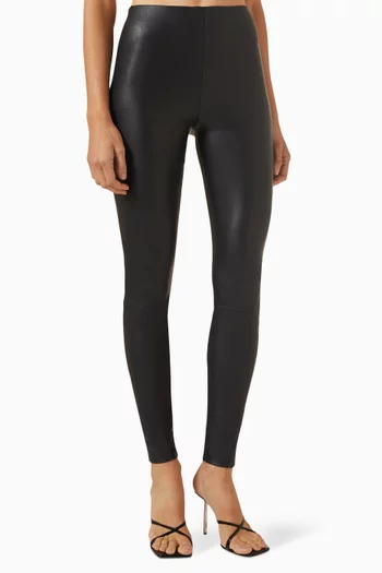 Good Waist Leggings in Faux Leather