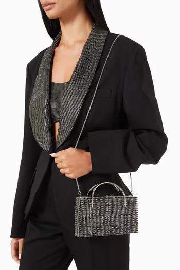 Cupchain Clutch Bag in Preciosa Crystals