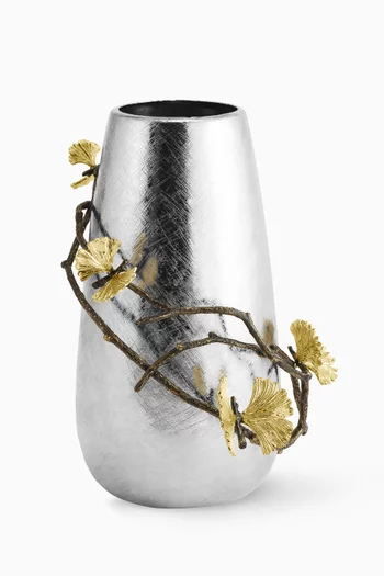 Large Butterfly Ginkgo Vase