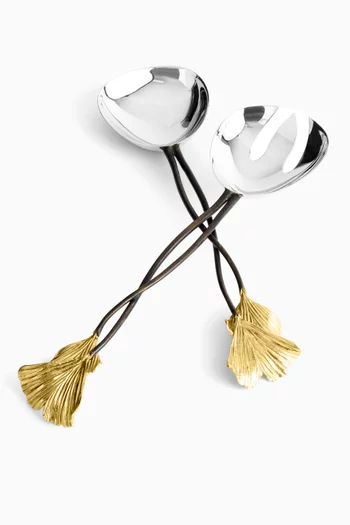 Golden Ginkgo Serving Set