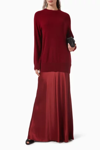 Monument Dress in Cashmere & Silk