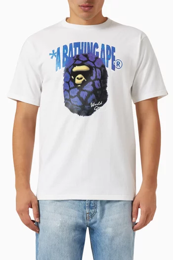 Fur Ape Head T-shirt in Cotton-jersey