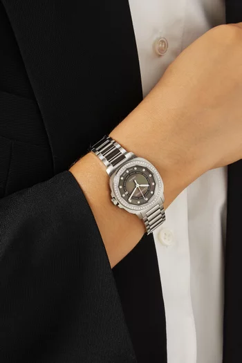 Mariner X Quartz Diamond Stainless Steel Watch, 30mm