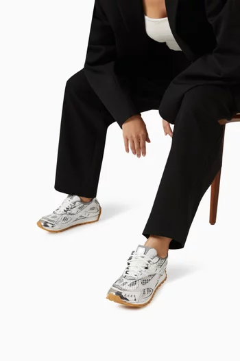 Orbit Sneakers in Technical Fishnet
