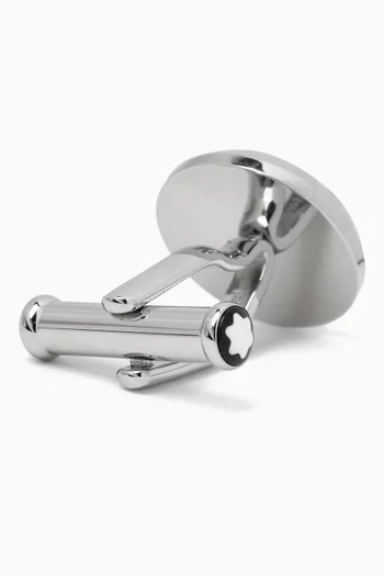 أزرار أكمام مزينة بنقشة ستانلس ستيل من مجموعة ميسترستوك