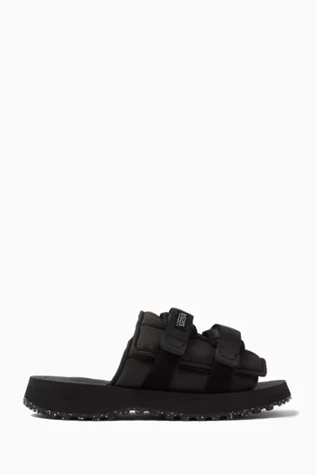Suicoke black 2025 moto sandals