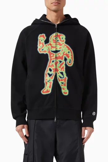 Heat Map Standing Astro Hoodie in Cotton