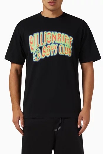 Heat Map Arch Logo T-shirt in Cotton