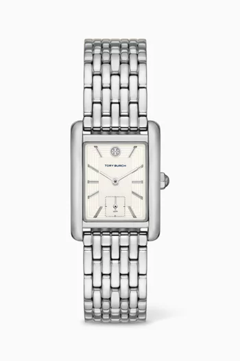 Eleanor Stainless Steel Quartz Watch, 19mm x 36mm