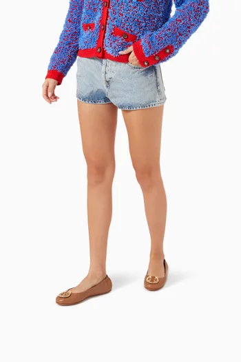 Minnie Travel Ballet Flats in Nappa