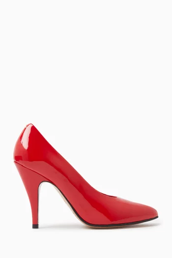 Tabi 110 Court Pumps in Patent Leather