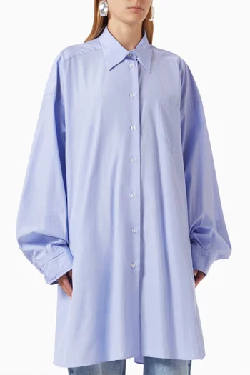 Oversized Shirt in Cotton-poplin