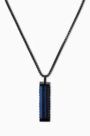 Jagged Elements Necklace in IP-plated Stainless Steel