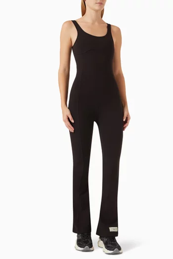 Flared Jumpsuit in Softskin100©, 29.5"