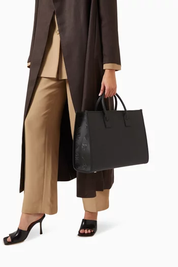 Large München Maxi Tote Bag in Leather